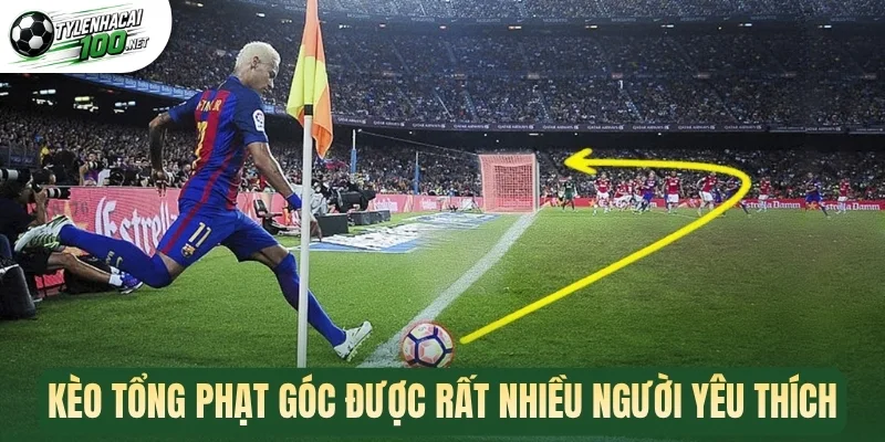 Kèo tổng phạt góc được rất nhiều người yêu thích
