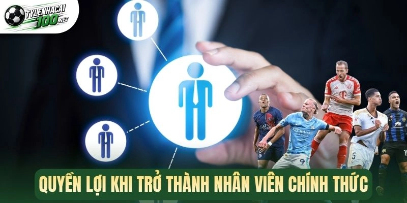 Quyền lợi khi trở thành nhân viên chính thức