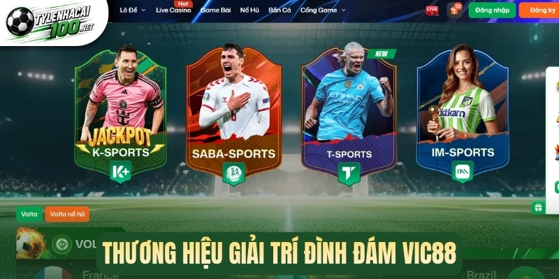 Top 10 Nhà Cái Uy Tín Bóng Đá - Xanh Chín, Bảo Mật, An Toàn 37 Thương hiệu giải trí đình đám Vic88
