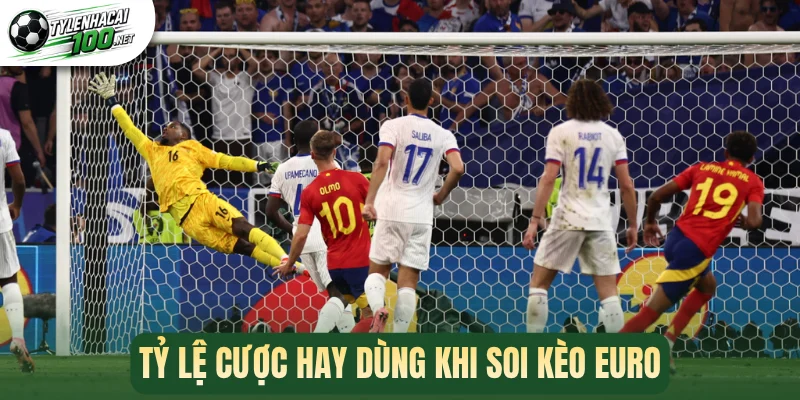 Tỷ lệ cược hay dùng khi soi kèo Euro