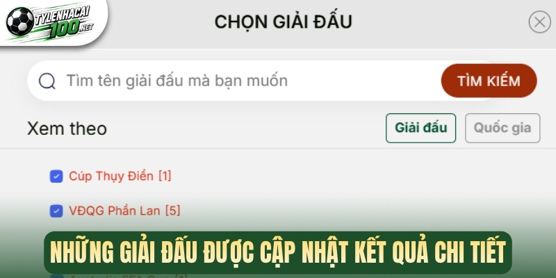 Kết Quả Bóng Đá Hôm Nay | KQBD Trực Tuyến Cập Nhật 24/7 7 Những giải đấu được cập nhật kết quả chi tiết